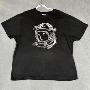 Billionaire Boys Club Mens Black Astronaut Graphic T-Shirt Tagged 3xl Fis 2XL